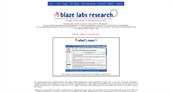 Desktop Screenshot of blazelabs.com