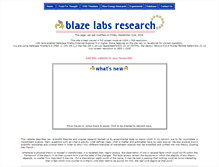 Tablet Screenshot of blazelabs.com